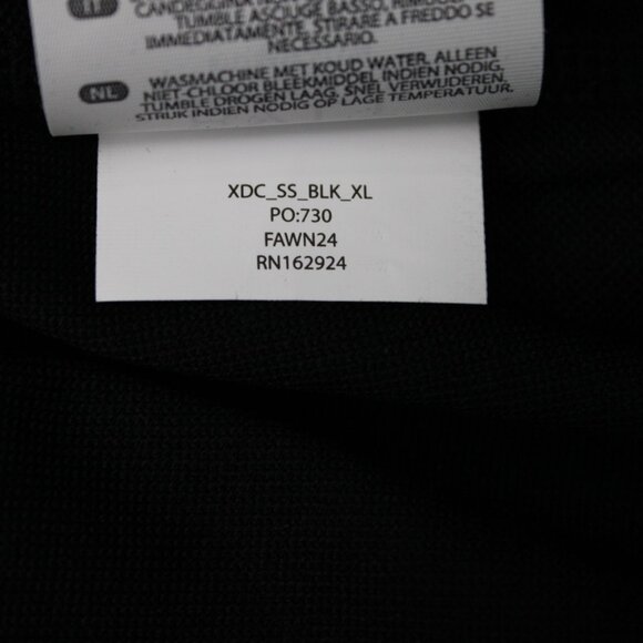BYLT Lux Shirt Mens XL Black Drop Cut Cotton/Poly Stretch Short Sleeve Pullover - Picture 10 of 14